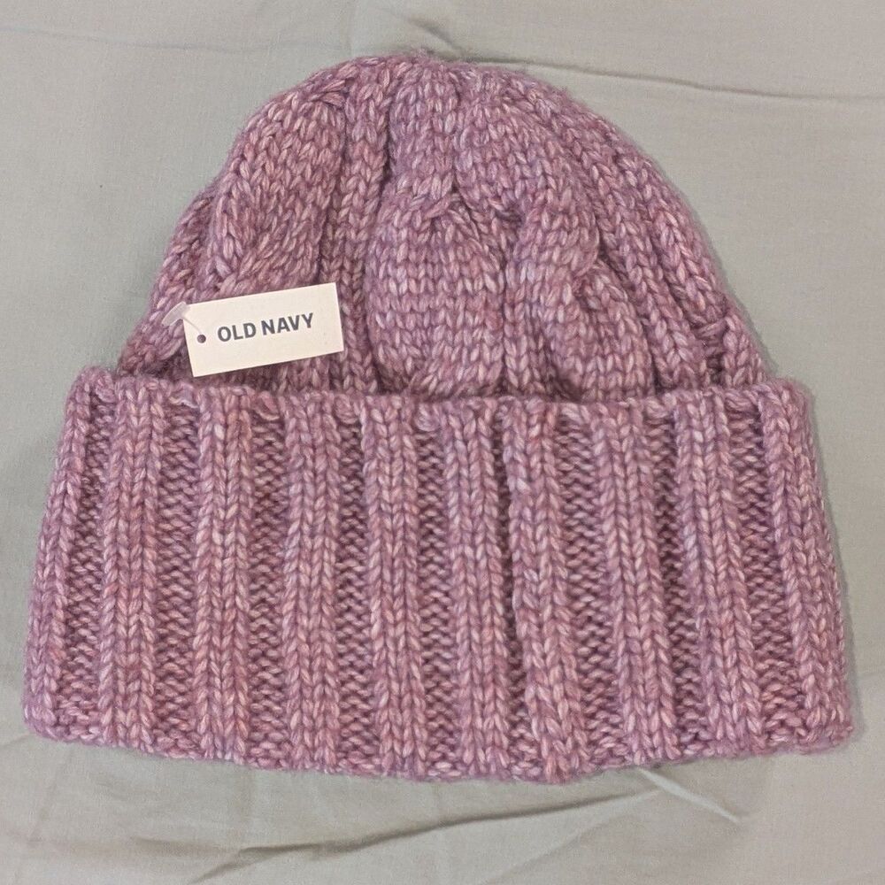 Old navy womens Rib-knit beanie Purple